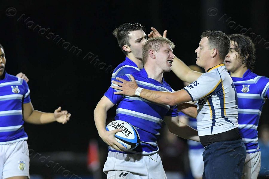 Wheaton Men\'s Rugby vs Mass Maritime.  Photo by Keith Nordstrom